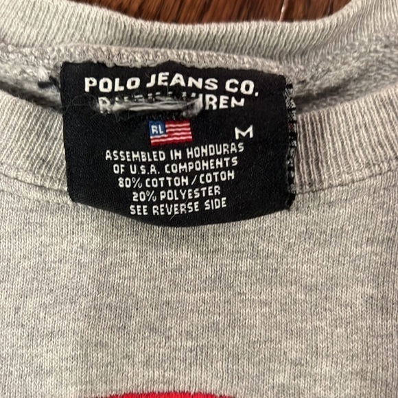 VTG POLO Ralph Lauren spell out‎ sweat shirt - Picture 2 of 5